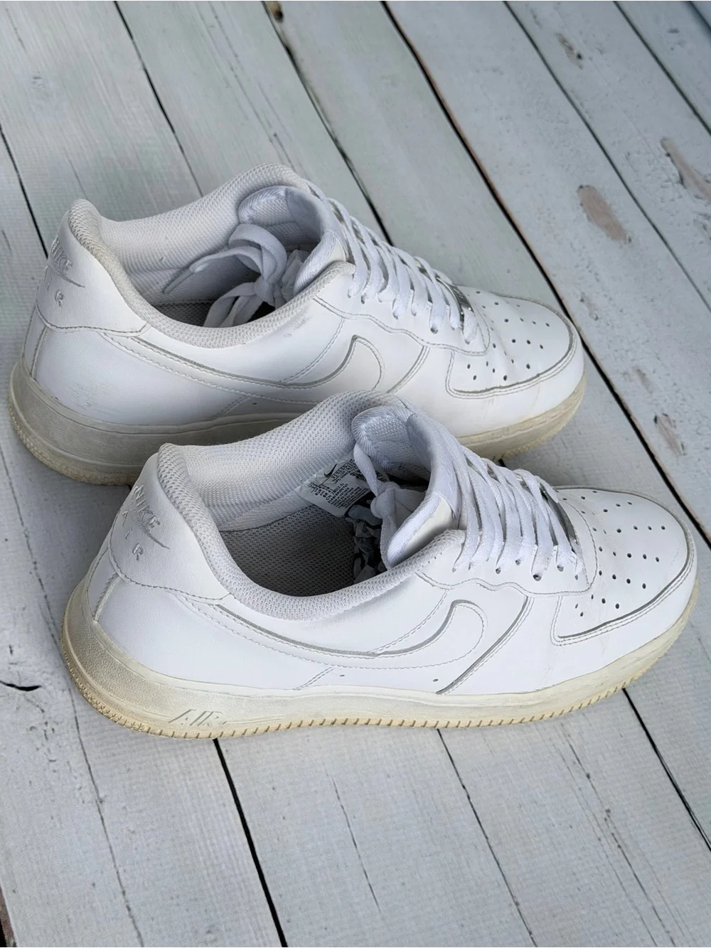Nike Air Force 1 '07 Low Triple White - Men's Size 11